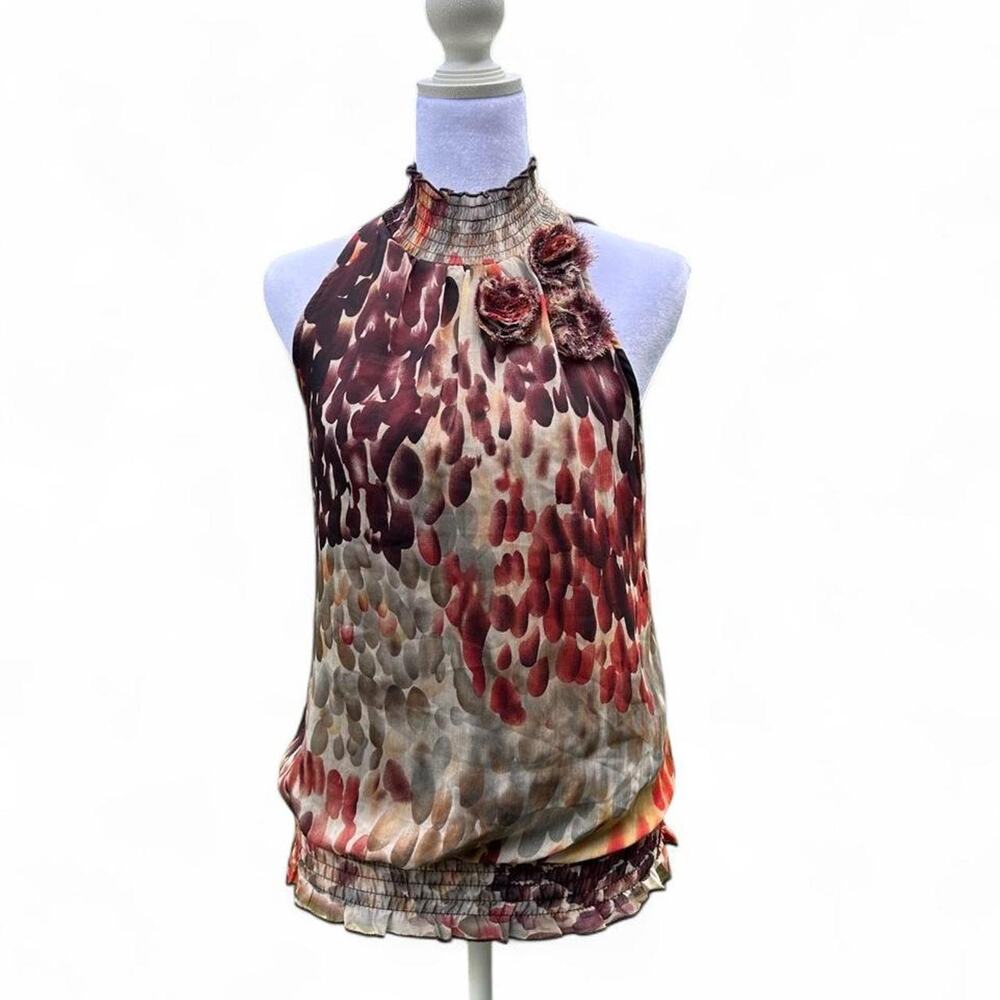 Vintage y2k floral detail halter